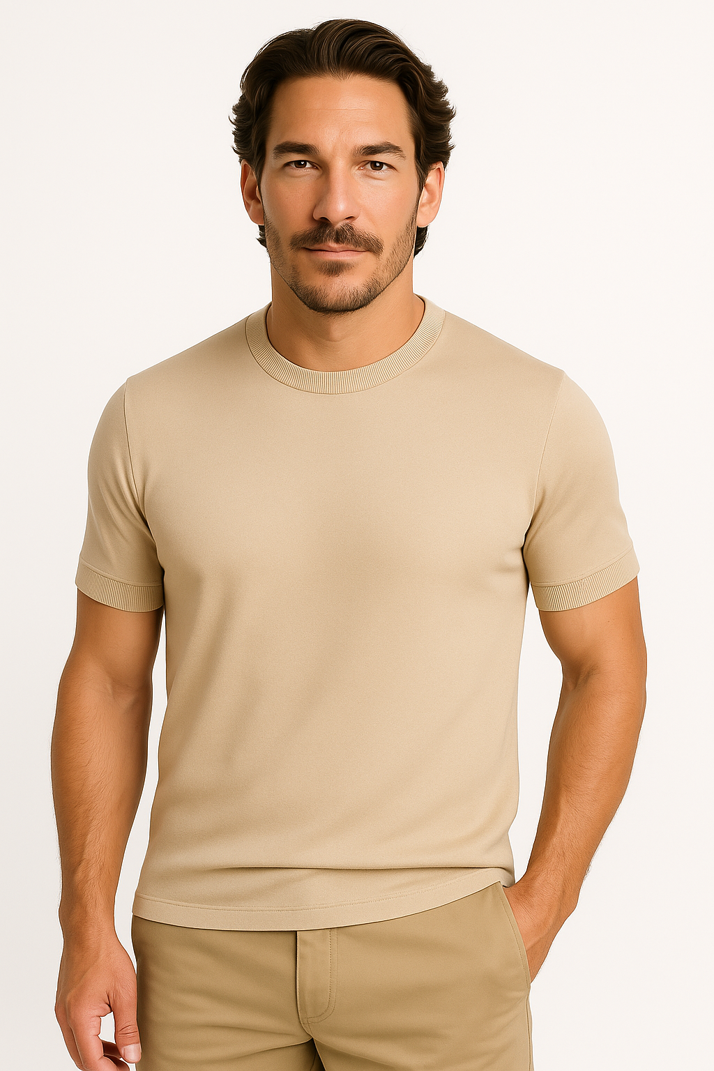 Ashton | Polo en cachemire tricoté pour hommes