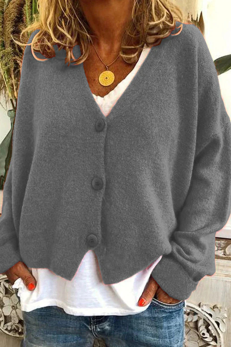 Aspenie | Cardigan en patchwork à col en V pour femmes