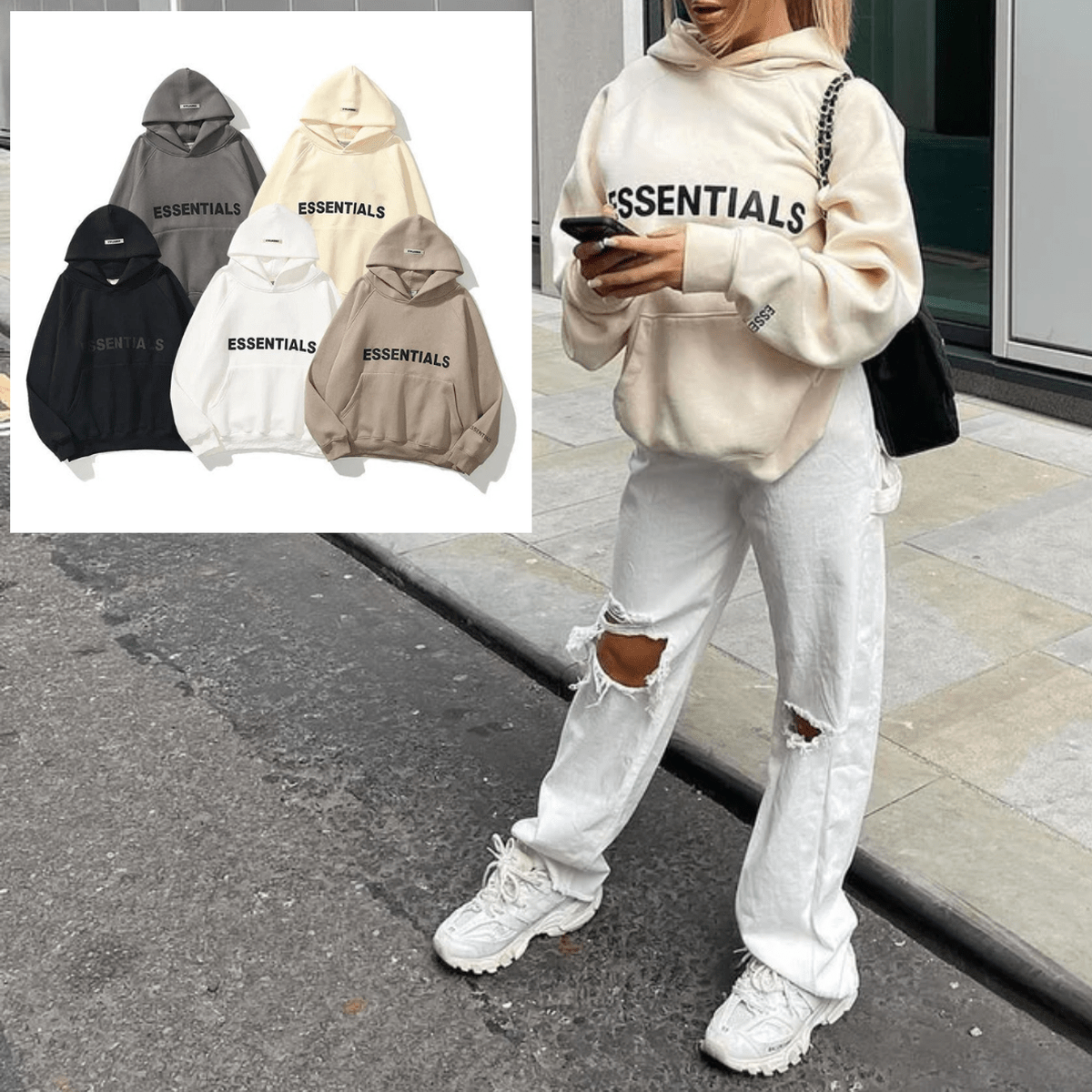 Hoodie Essentiels Quotidien