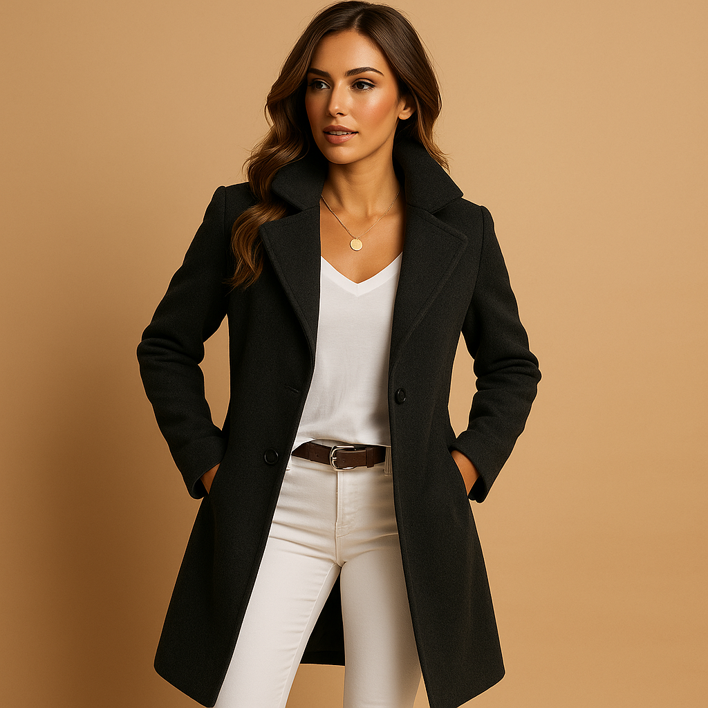 Chevie | Manteau long à boutons pour femmes
