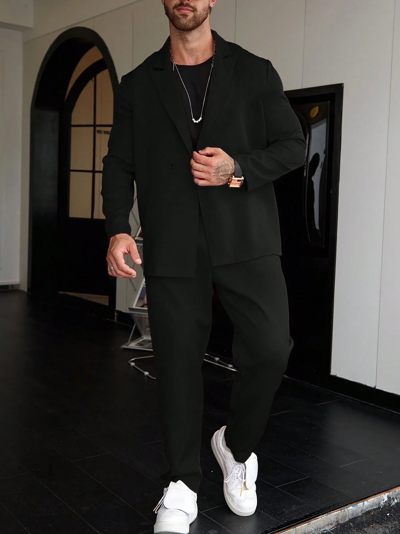 Nivaro | Costume uni pour hommes