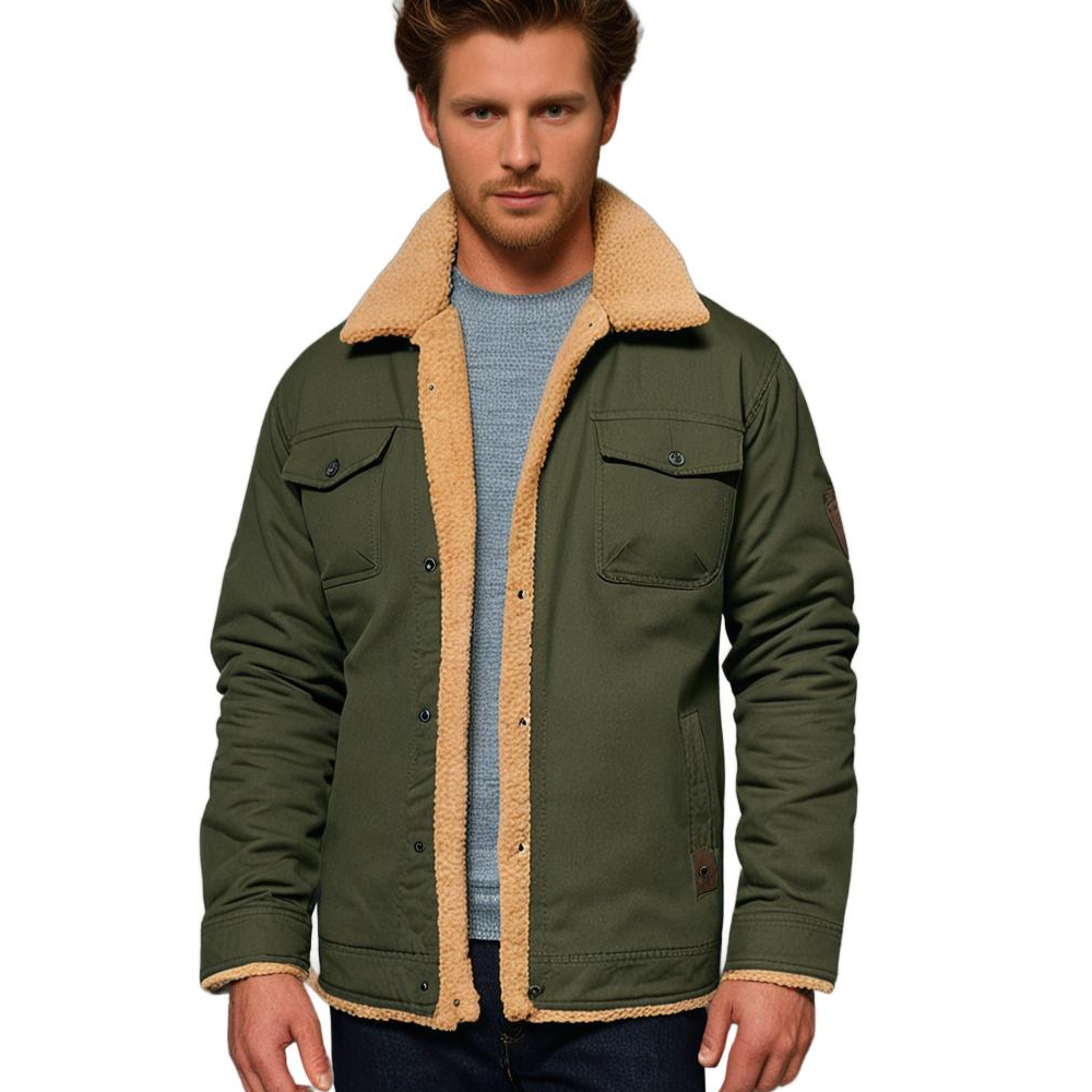 Cristoff | Veste d'hiver doublée en sherpa pour homme