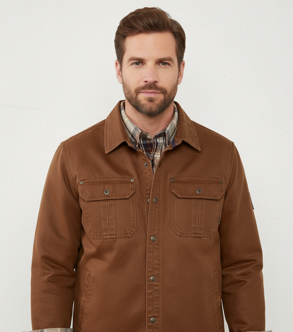 Everest | Veste de camionneur cirée toutes saisons pour hommes