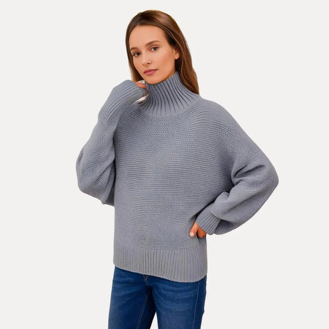Jasmine | Pull en laine à col roulé pour femme