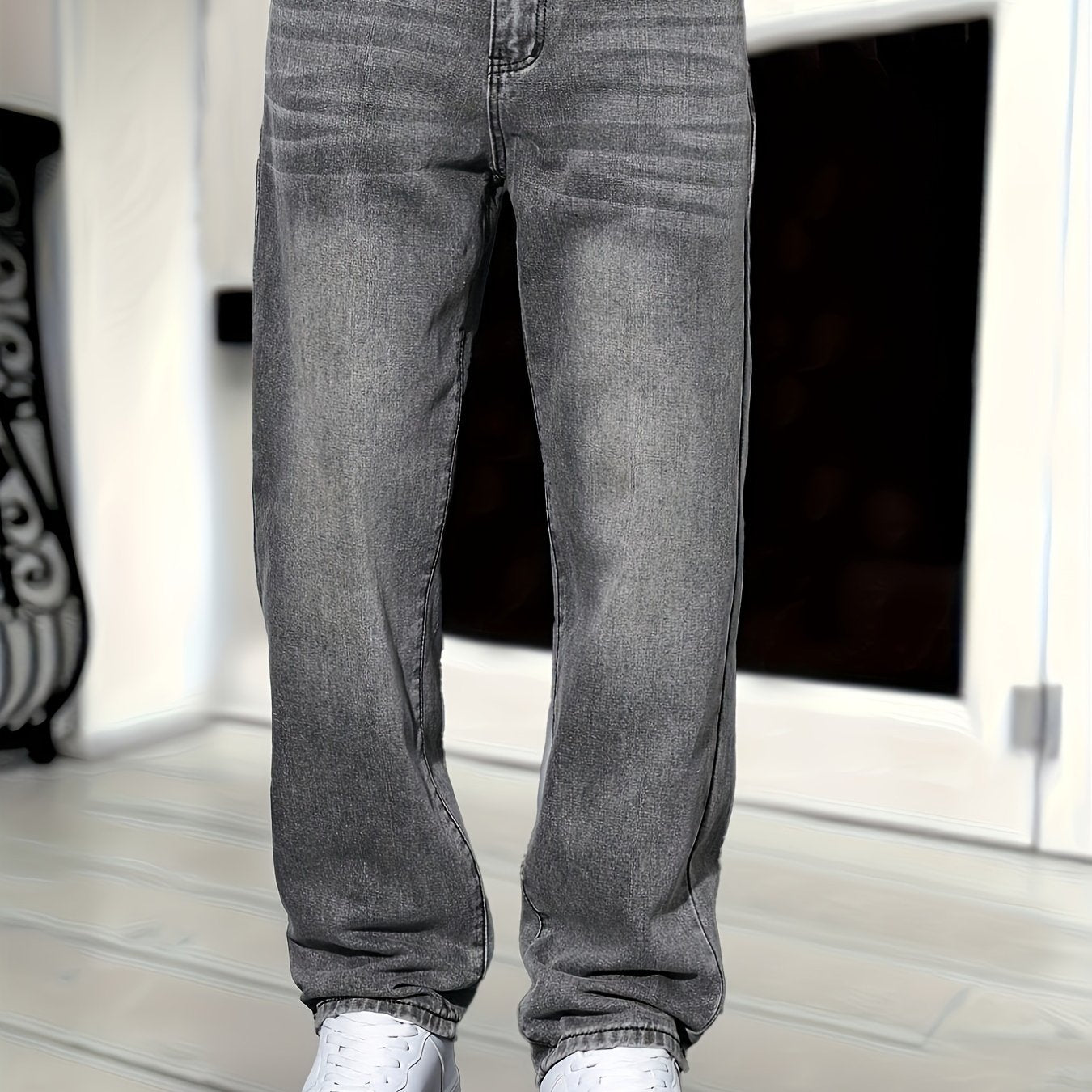 Jay | Jeans en denim premium à jambe droite pour hommes