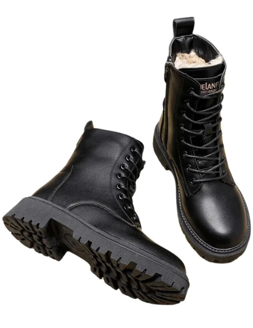 Lotte | Bottes d'hiver en cuir pour femmes
