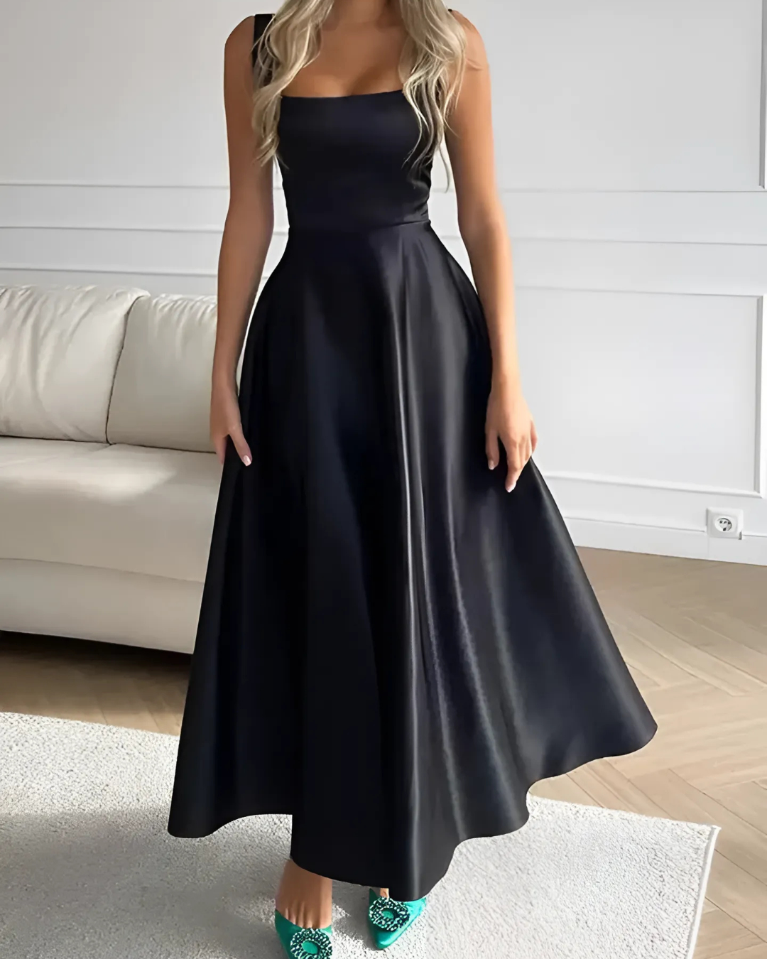 Maxine | Robe maxi élégante sans manches pour femmes