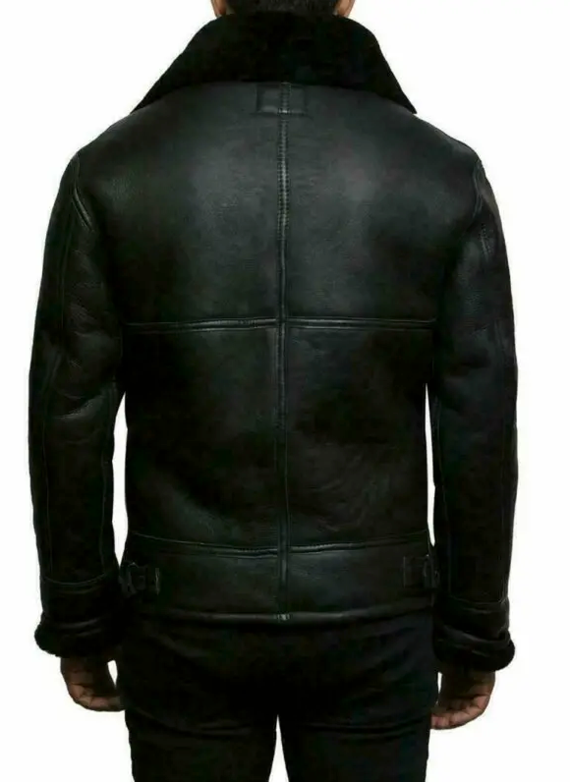 Noah | Men’s Black Shearling Leather Jacket