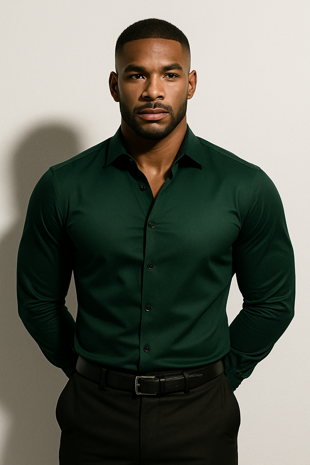 Verrin | Chemise habillée moderne ajustée pour hommes