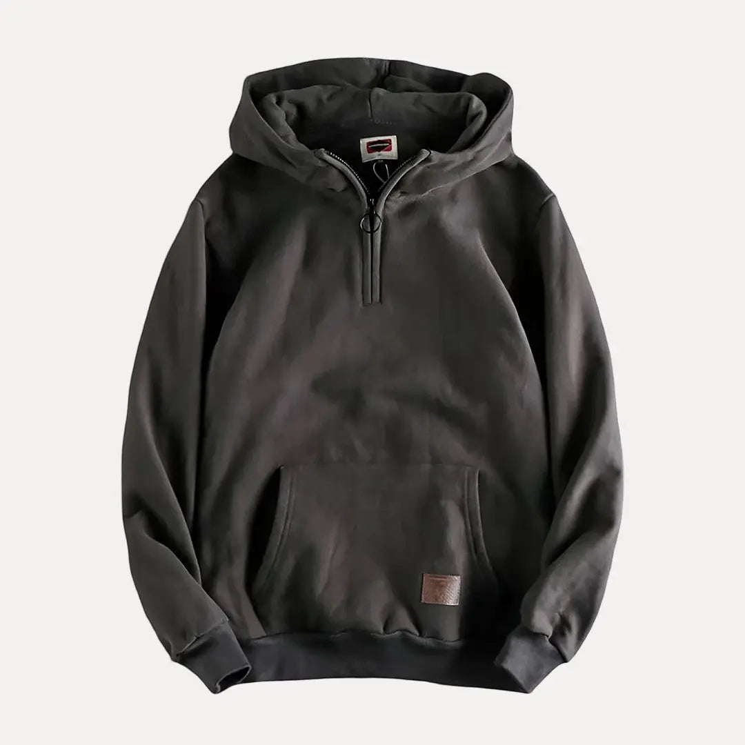 Willard | Hoodie classique à demi-zip pour hommes