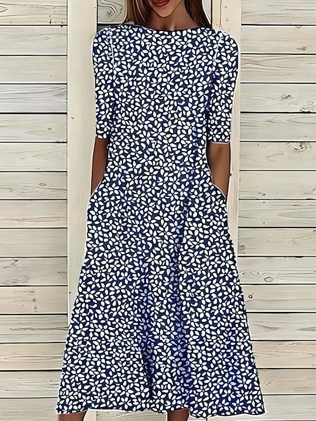Harlow | Robe midi évasée pour femmes