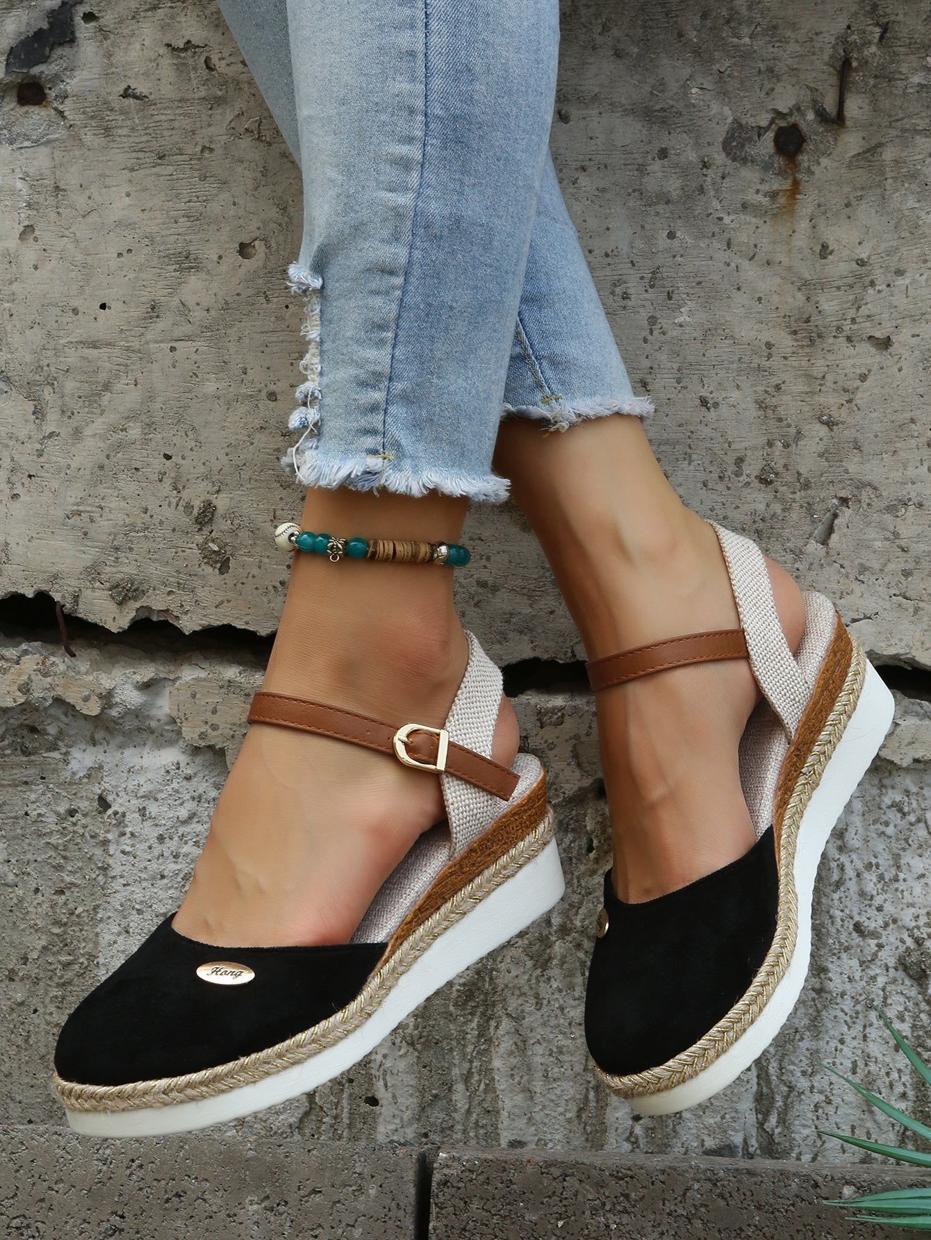 Vionna | Espadrilles à plateforme à bout fermé pour femmes