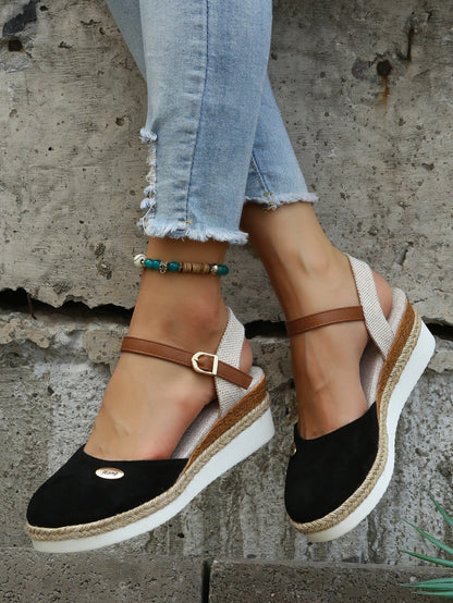 Vionna | Espadrilles à plateforme à bout fermé pour femmes