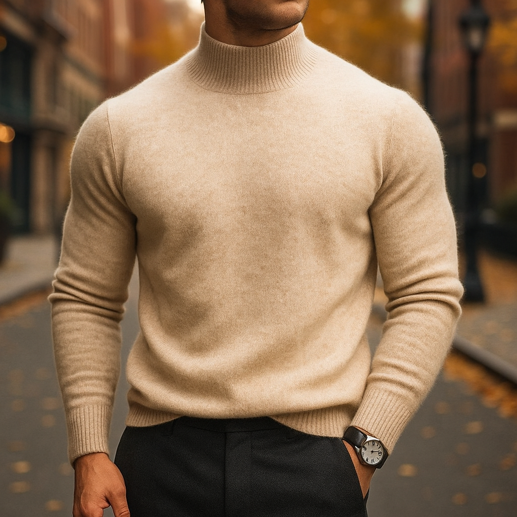 Leriano | Men’s Merino Wool Turtleneck