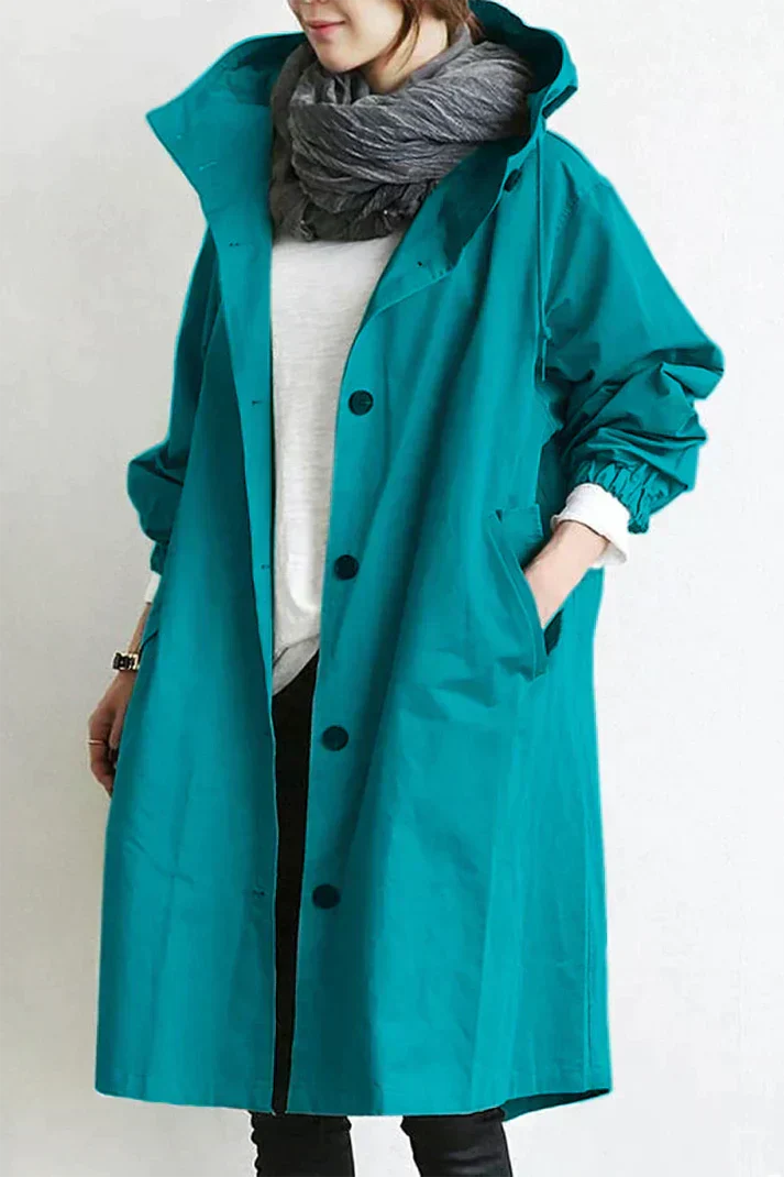 Ximena | Trench-coat à capuche pour femmes