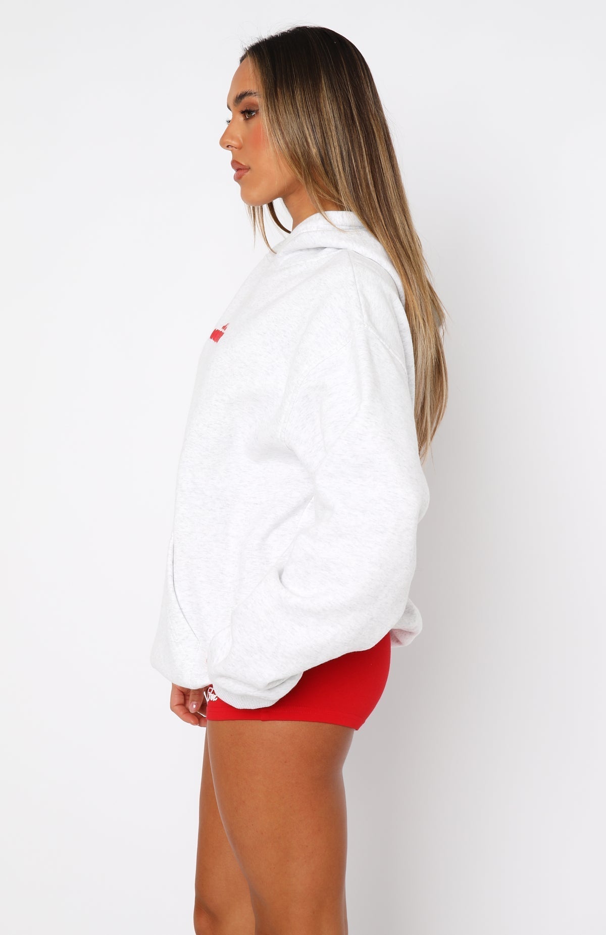 Avec Amour Dans Le Moment Sweat à capuche surdimensionné – Vêtement de rue en mélange de coton doux