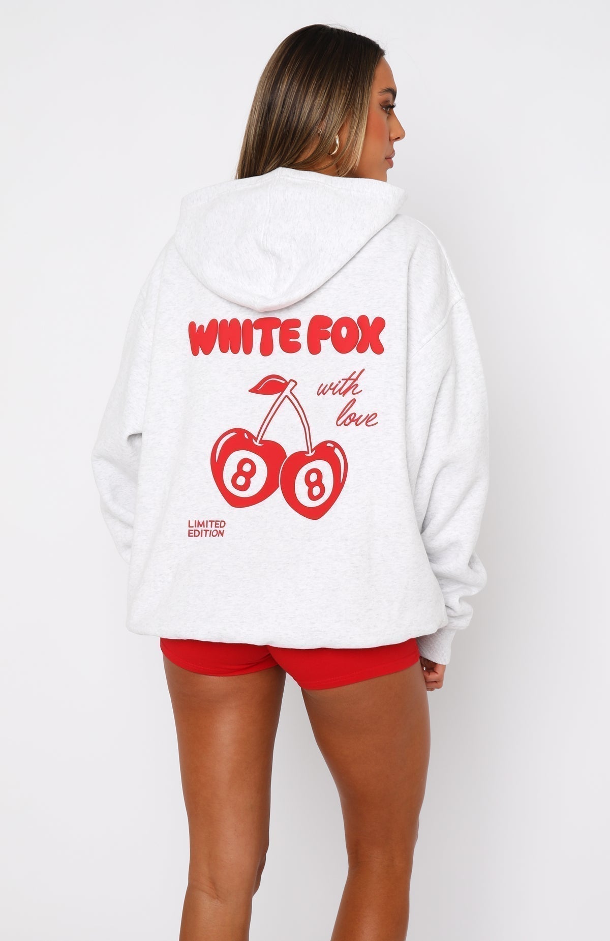 Avec Amour Dans Le Moment Sweat à capuche surdimensionné – Vêtement de rue en mélange de coton doux
