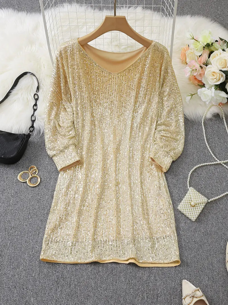 Xenara | Robe de fête à sequins pour femmes