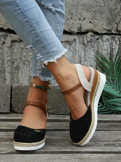 Vionna | Espadrilles à plateforme à bout fermé pour femmes