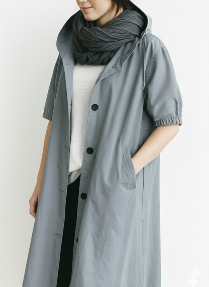 Ximena | Trench-coat à capuche pour femmes