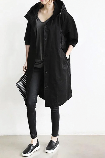 Ximena | Trench-coat à capuche pour femmes
