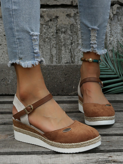 Vionna | Espadrilles à plateforme à bout fermé pour femmes