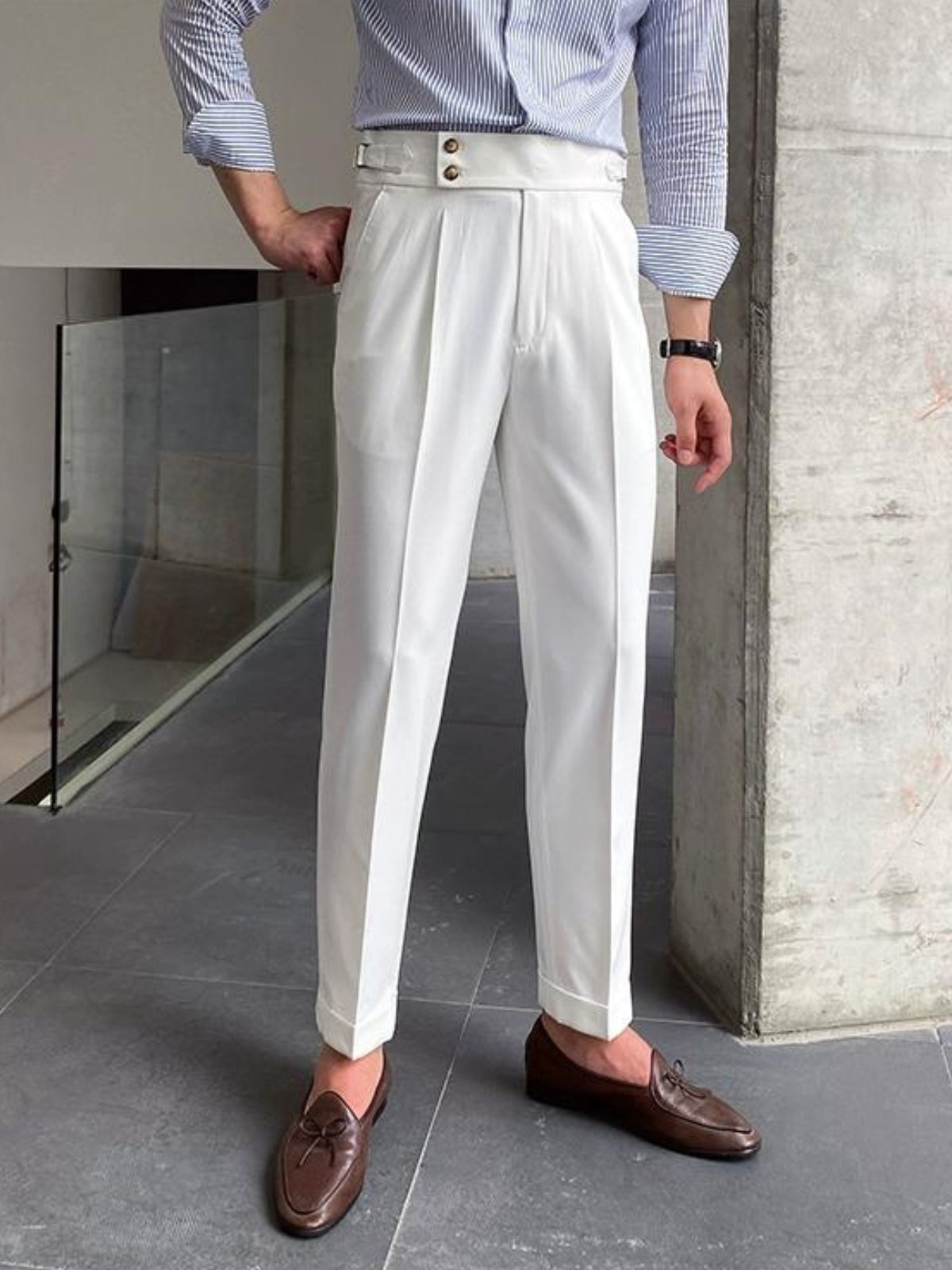 Dean | Pantalons Gurkha old money pour hommes