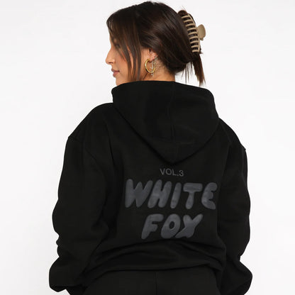 Ensemble WhiteFox – Sweat à capuche et pantalon deux pièces pour femmes