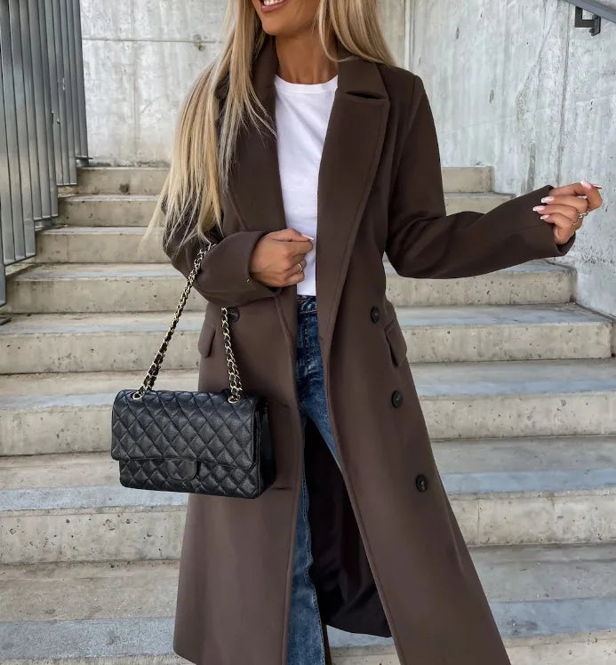 Addison | Women’s Classic Long-Sleeve Trench Coat