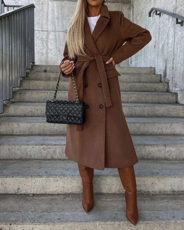 Addison | Women’s Classic Long-Sleeve Trench Coat