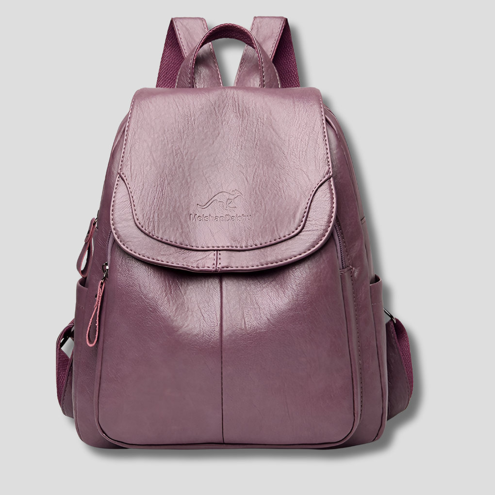 Alea | Women’s Anti-Theft Leather Backpack