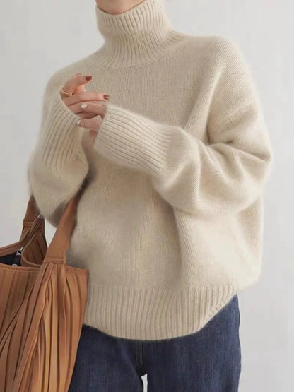 Alecia | Women’s Luxury Cashmere Turtleneck Sweater