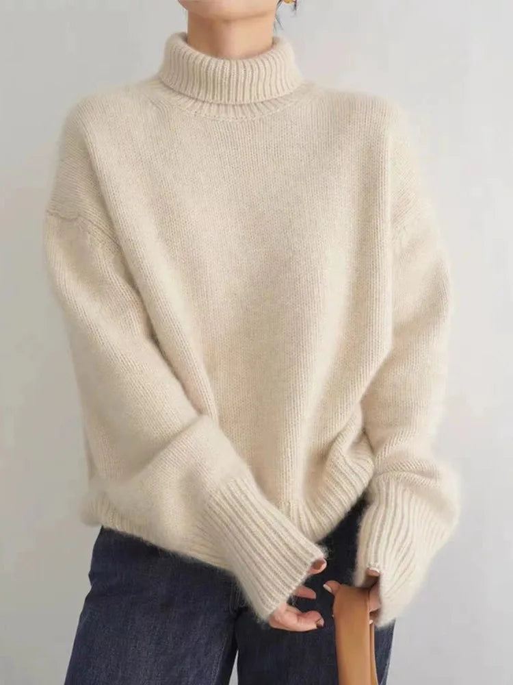 Alecia | Women’s Luxury Cashmere Turtleneck Sweater
