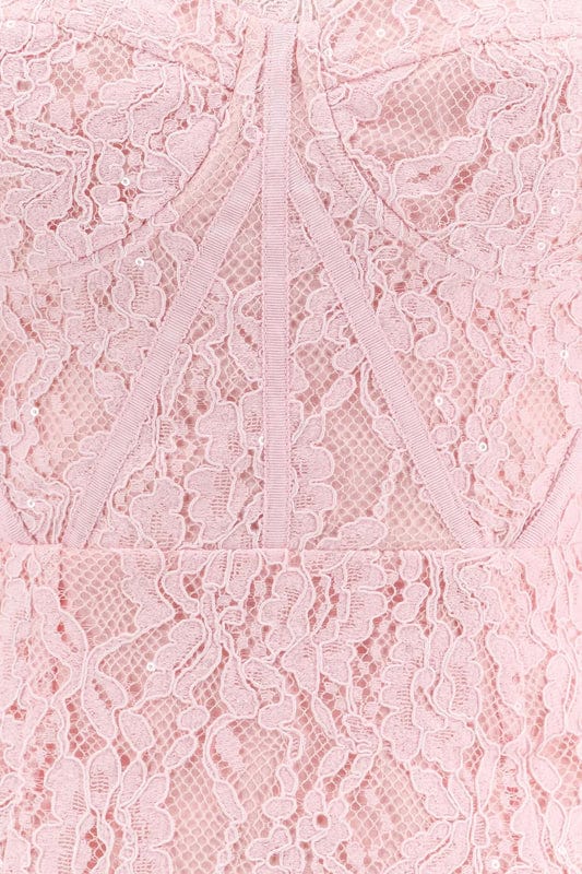 Amarisse | Elegant Lace Maxi Dress in Soft Pink9