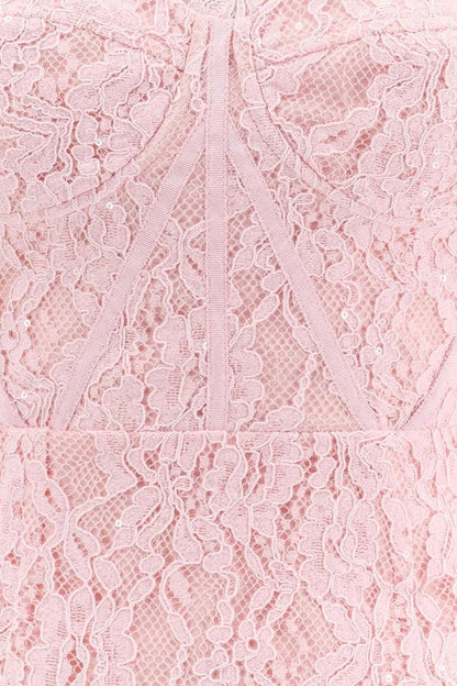 Amarisse | Elegant Lace Maxi Dress in Soft Pink9