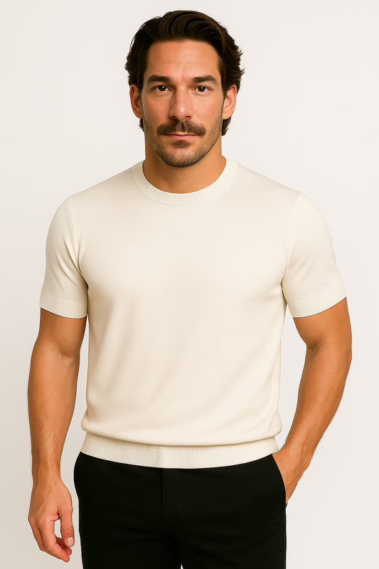 Ashton | Men’s Cashmere Knit Polo Shirt