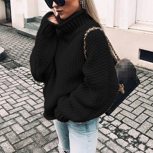 Becca | Women’s Chunky Knit Turtleneck Sweater