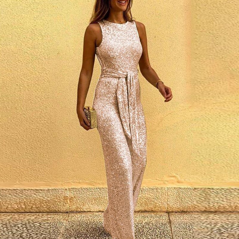 Bibi | Combinaison élégante en sequins pour femmes