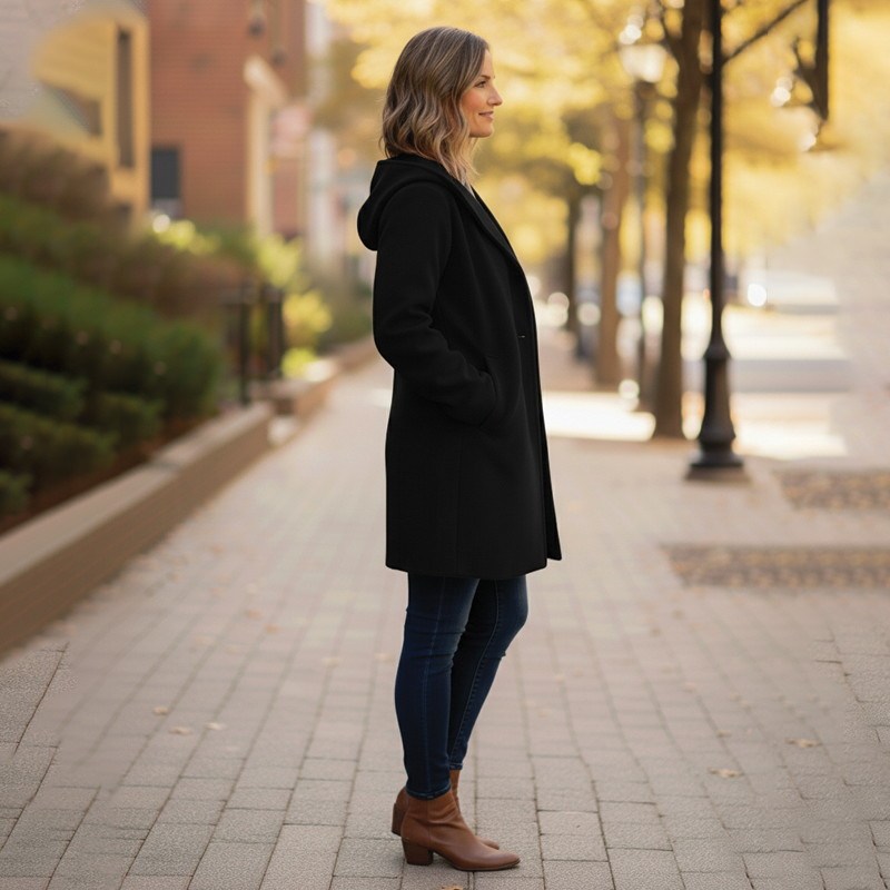 Storme | Manteau surdimensionné en mélange de laine pour femmes