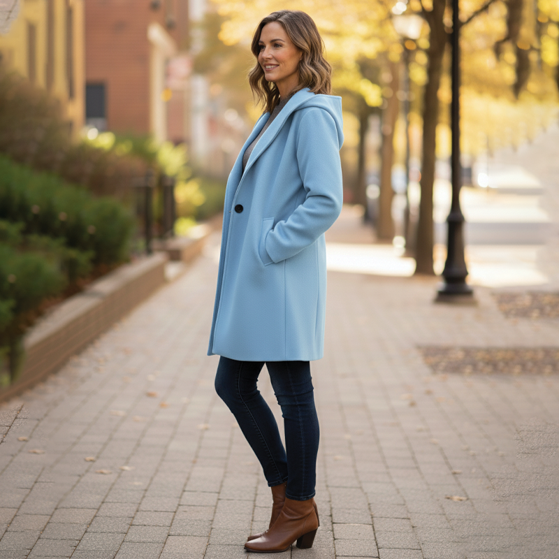Storme | Manteau surdimensionné en mélange de laine pour femmes