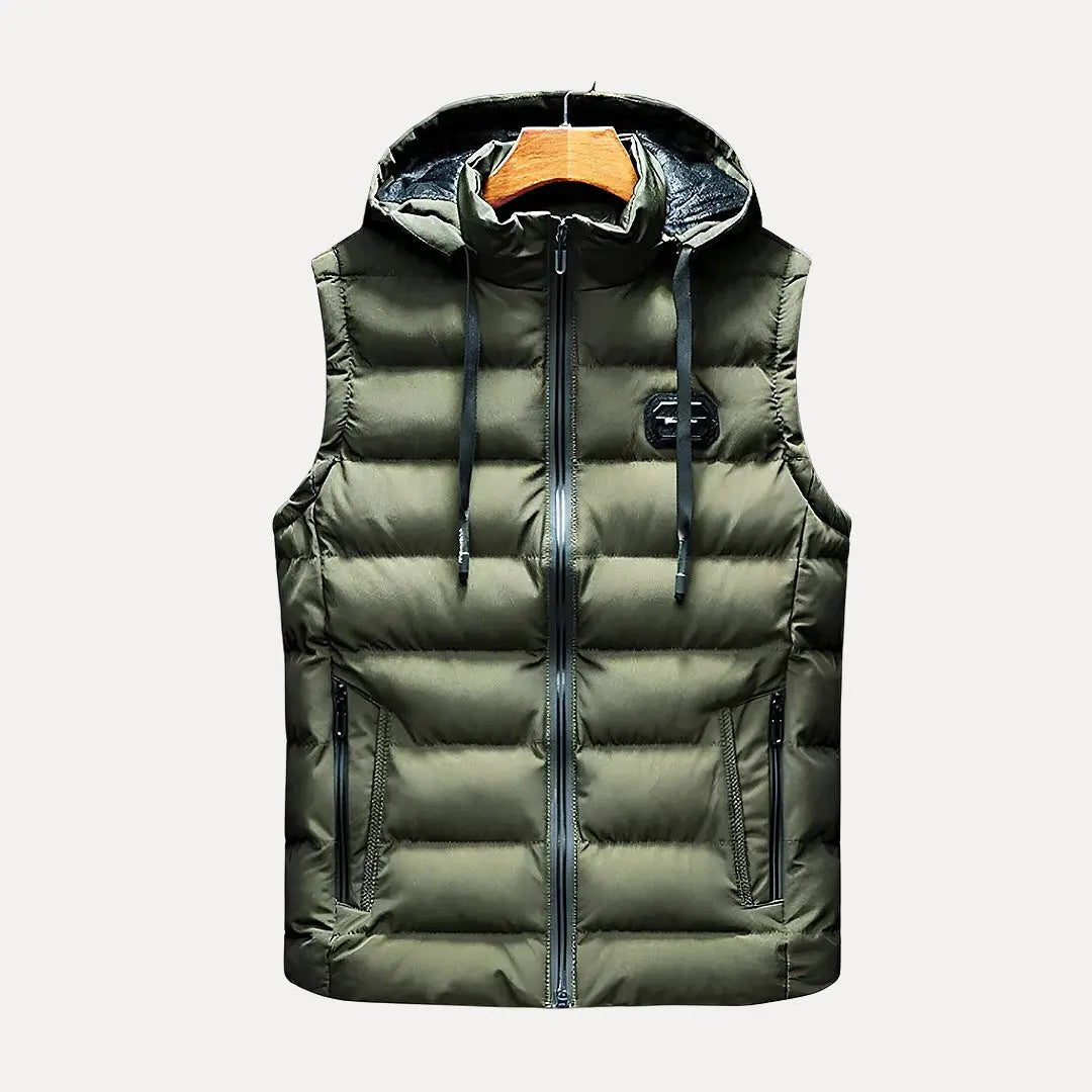 Cassius | Gilet à capuche de luxe pour homme