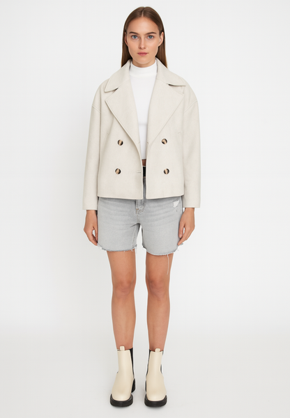 Celly | Veste cropped à double boutonnage pour femmes