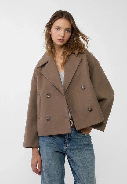 Celly | Veste cropped à double boutonnage pour femmes