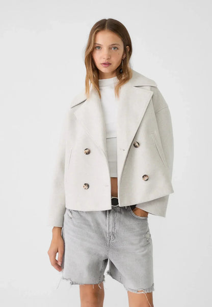 Celly | Veste cropped à double boutonnage pour femmes