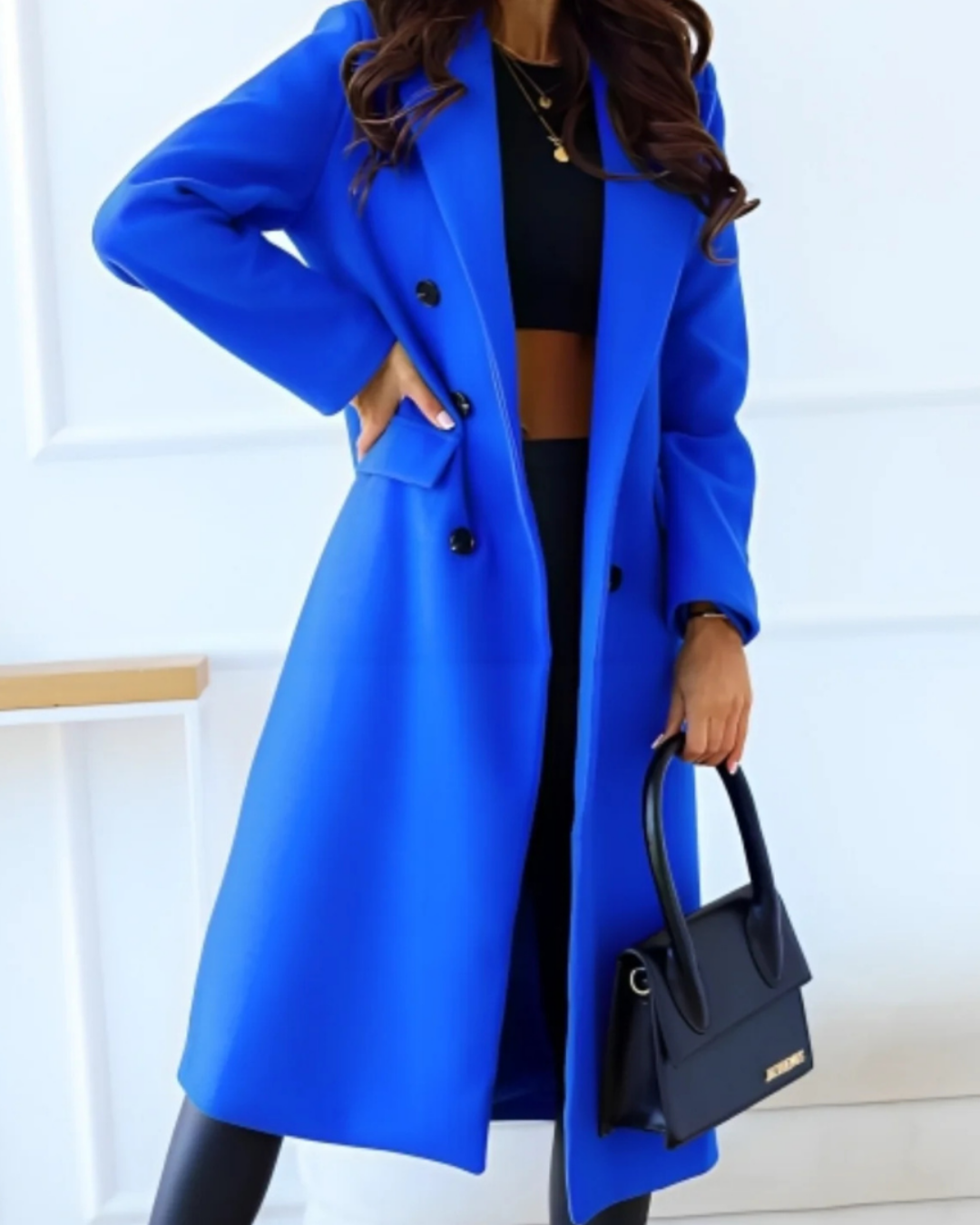 Chabby | Long manteau d'hiver élégant pour femmes
