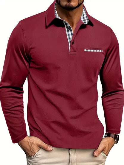 Charel | Polo à manches longues pour hommes
