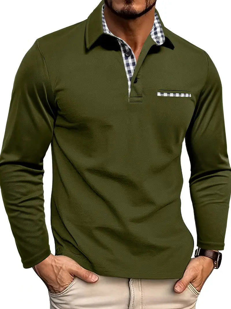 Charel | Polo à manches longues pour hommes