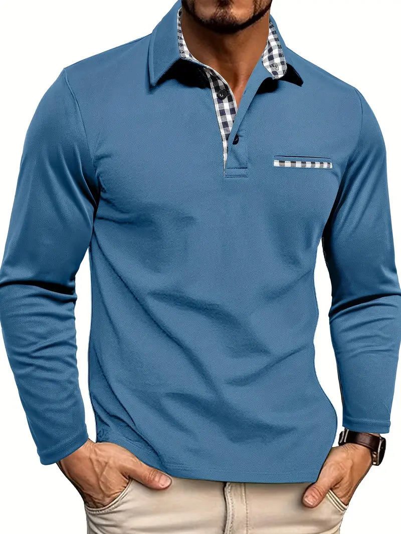 Charel | Polo à manches longues pour hommes