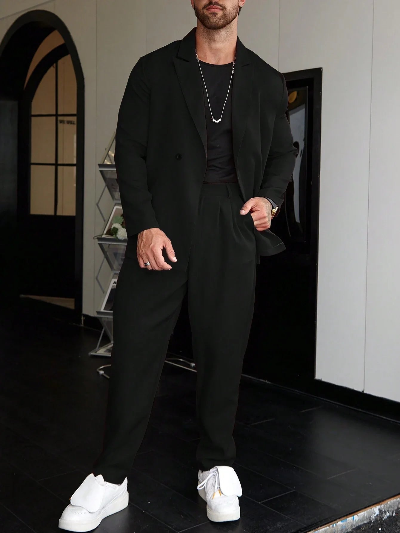 Nivaro | Costume uni pour hommes
