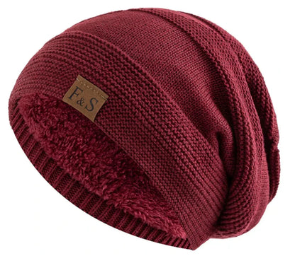 Coos | Women’s & Men’s Faux-Fur Lined Slouch Beanie